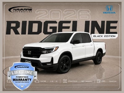 2026 Honda Ridgeline Black Edition Two-Tone