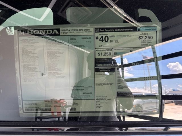 2026 Honda CR-V Hybrid 2WD Sport Hybrid