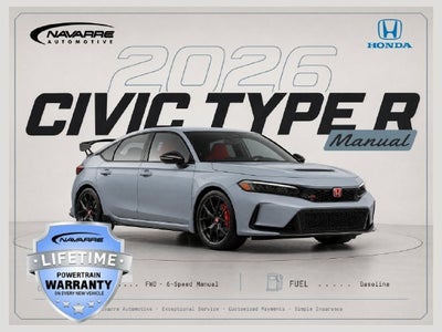 2026 Honda Civic Type R Manual