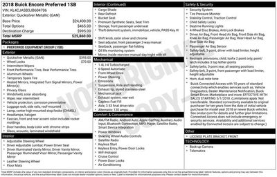 2018 Buick Encore Preferred