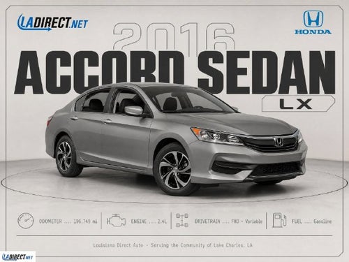 2016 Honda Accord Sedan LX