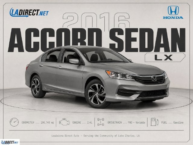 2016 Honda Accord Sedan LX