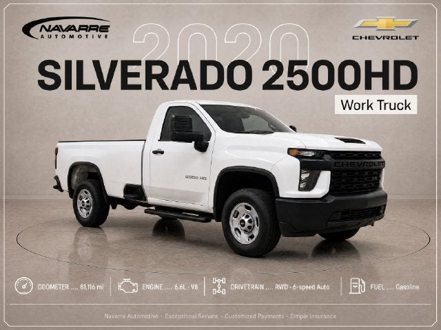 2020 Chevrolet Silverado 2500HD Work Truck